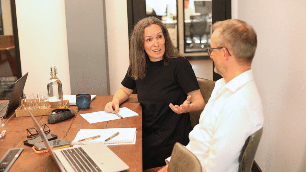 Ornela and Stuart from Phoenix Marketing