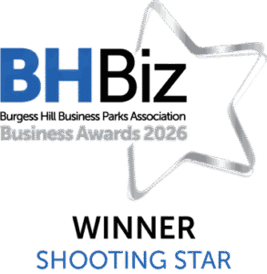 BHBiz Burgess Hill Business Parks Association Business Awards 2026 Winner Shooting Star